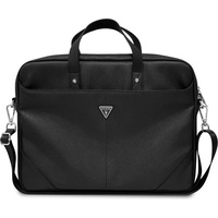 GUESS Torba GUCB15PSATLK 16" czarny/ black Saffiano Triangle Logo