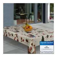 Laro Wachstuch-Tischdecke Abwaschbar Wachstischdecke PVC Plastik-Tischdecken Eckig Meterware Abwischbar,