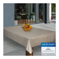 Laro Wachstuch-Tischdecke Abwaschbar Wachstischdecke PVC Plastik-Tischdecken Eckig Meterware Abwischbar,
