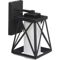 Relaxdays Aussenlampe, schwarz,