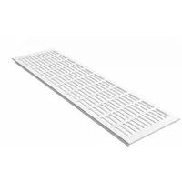 MS Beschläge Universal Gitter 150 x 200 mm Weiß