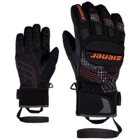 Ziener Kinder Handschuh LURO schwarz/orange - 5