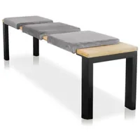 Lycce Klemmkissen / Sitzkissen Samt Sorriso mit 1 Leiste,