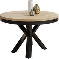 WFL GROUP Esstisch Sonoma Eiche - 100 cm Esszimmer,