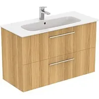 Ideal Standard i.life A Möbelwaschtisch-Paket K8745NX 104x46x64,5cm, 1 Hahnloch,