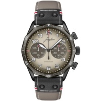 JUNGHANS Meister Pilot Chronoscope Fliegeruhr für Herren Sand