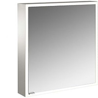 EMCO prime Aufputz-Lichtspiegelschrank 949706260 600x700mm, 1 Tür, Anschlag rechts,