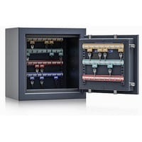 ISS safe4key Schlüsseltresor grau mit 64 Haken Elektronikschloss