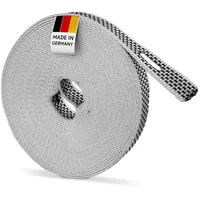 BAUHELD BAUHELD® 6m Rollladengurt 14mm Schwarz Weiß
