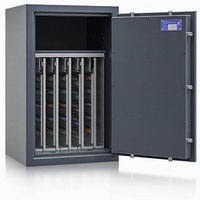 ISS safe4key Schlüsseltresor grau mit 440 Haken Doppelbartschloss