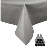 Sensalux Tischdecke, abwaschbar, Vorteilspack, 10 Stück, 1m x 1m,