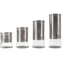 Buri Vorratsgläser Vorratsdose Kaffeedose Zuckerdose Frischhaltedose Vorratsglas Glas, Größe:Zuckerglas