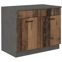 Küchen-Preisbombe Spülenschrank Buffet Küche Mario 100 x 0 x