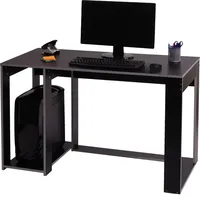 Mendler Schreibtisch HWC-J26, Computertisch Bürotisch, 120x60x76cm - schwarz-grau