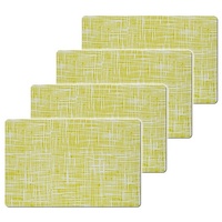 Hti-Living Platzset 4er Set Grün Kunststoff