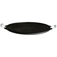 Gusseisenkuss Grillplatte Ø 38 cm Gusseisen schwarz