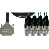 Cordial Intro Multicore D-Sub/XLRf 8-fach, Rean Stecker, 3,0m