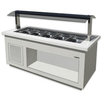 Saro Salatbar weiß, für 4x 1/1 GN