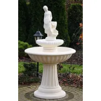 Casa Padrino Jugendstil Springbrunnen Dame Weiß Ø 92 x