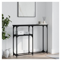 VidaXL Konsolentisch Schwarz 90x22,5x75 cm Holzwerkstoff