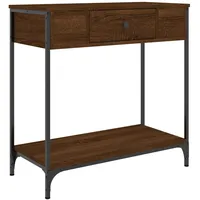 VidaXL Konsolentisch Braun Eichen-Optik 75x34,5x75 cm Holzwerkstoff