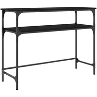 VidaXL Konsolentisch Schwarz 100x35,5x75 cm Holzwerkstoff