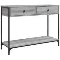 VidaXL Konsolentisch Grau Sonoma 100x34,5x75 cm
