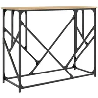 VidaXL Konsolentisch Sonoma-Eiche 100x40x80 cm Holzwerkstoff