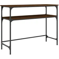 VidaXL Konsolentisch Braun Eichen-Optik 100x35,5x75 cm Holzwerkstoff Modell 1
