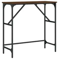 VidaXL Konsolentisch Braun Eichen-Optik 75x32x75 cm Holzwerkstoff