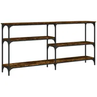 VidaXL Räuchereiche Konsolentisch 160x29x75 cm