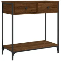 VidaXL Konsolentisch Braun Eichen-Optik 75x34,5x75 cm Holzwerkstoff