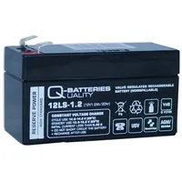 Quality Batteries Ersatzakku 12V 1,2Ah für RWA, Alarm-, Brandmelder