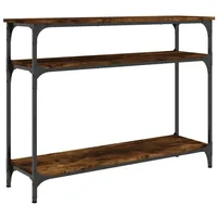 VidaXL Konsolentisch Räuchereiche 100x29x75 cm Holzwerkstoff