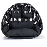 Home Deluxe - Hängesessel Twin - Schwarz, nur Korb