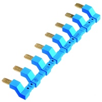 Finder Verbindungsbrücke blau, 8-polig 097.58
