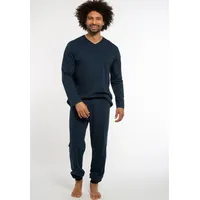 Ammann Schlafanzug Organic Cotton in Dunkelblau | Gr.: M