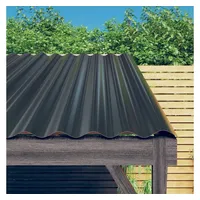 VidaXL Dachpaneele 12 Stk Verzinkter Stahl Anthrazit 100x36cm