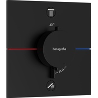 Hansgrohe ShowerSelect Comfort E Thermostat, Unterputz, 2 Verbraucher, eckige