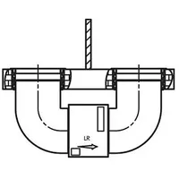 Buderus Logaplus-Paket LKP900-3, unten Paket Luftkanäle f. WLW196iIR 11-14