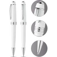 CROSS JEANS ® Kugelschreiber Bailey Light Weiss-Lack/Chrom, aus Kunststoff