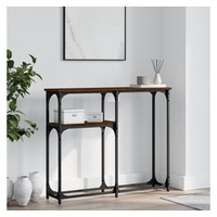VidaXL Konsolentisch Braun Eichen-Optik 90x22,5x75 cm Holzwerkstoff