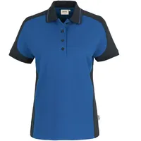 Hakro Damen Poloshirt Contrast Mikralinar® royalblau/anthrazit, 3XL