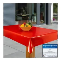 Laro Wachstuch-Tischdecke Abwaschbar Garten-Tischdecke Wachstischdecke PVC Plastik-Tischdecken Eckig Meterware