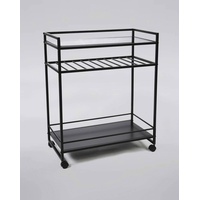 M2 Kollektion Servierwagen Berlin Metall Schwarz