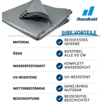 Floordirekt Abdeckplane 80 g/m2 1,5 x 6 m