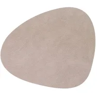 LINDDNA Tischset Hippo L Curve Leder Grau (Large)