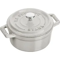 Staub Mini 10 cm, Weisser Trüffel, Gusseisen
