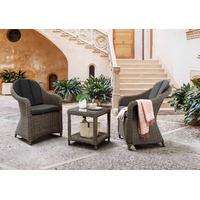 Destiny Balkonset MALAGA MERANO 2 Sessel + Tisch 46x46x50cm,