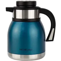 Michelino 2.0L Thermoskanne Doppelwandig Getränkespender Isolierkanne Kanne Kaffee Tee